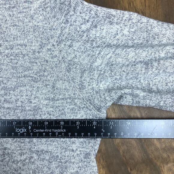 Van Heusen Mens Sweater Healthered Brown Classic Flex Fit 1/4 Zip Long Sleeve XL - Picture 7 of 12